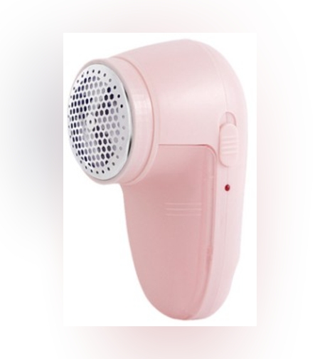 Aparat Scame si Par Haine, Flippy, Electric, USB inclus, Periuta Curatare, pentru Diferite Tesaturi, 13 x 6.8 x 5.8 cm, Roz