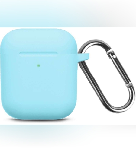 Husa AirPods cu Inel Prindere Albastru