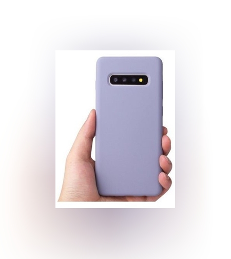 Husa protectie Flippy compatibila cu Samsung Galaxy S10 Liquid Silicone Case Mov