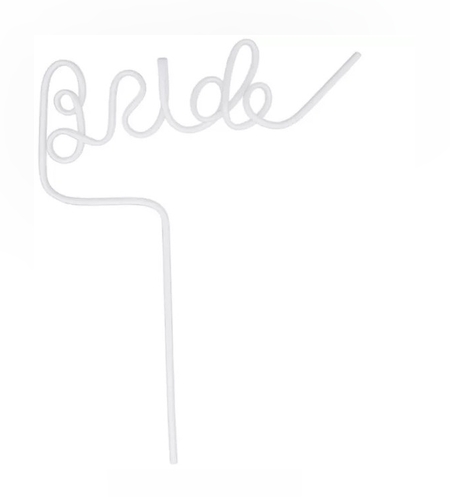 Pai de Plastic, Flippy, Model Bride, Tematica Nunta, Diametru 0.5 cm, Alb