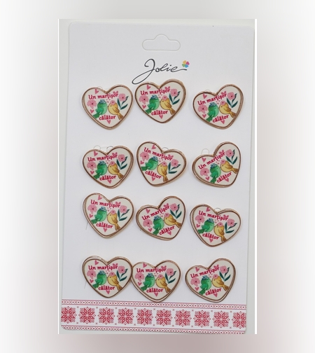 Set 12 Brose Martisor Primavara Inima Un Martisor Calator
