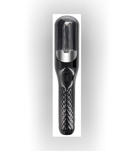 Aparat de Reparare a Varfurilor Despicate, Flippy, Netezirea Firului de Par, din ABS+PC, cu Ioni Negativi, Baterie 500 mAh, 24.8 x 5.3 x 5 cm, Negru