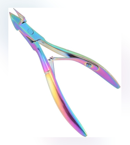 Cleste pentru Unghii si Cuticule, Flippy, din Otel Inoxidabil, Protectie Varf, 17 x 7 x 2 cm, Multicolor