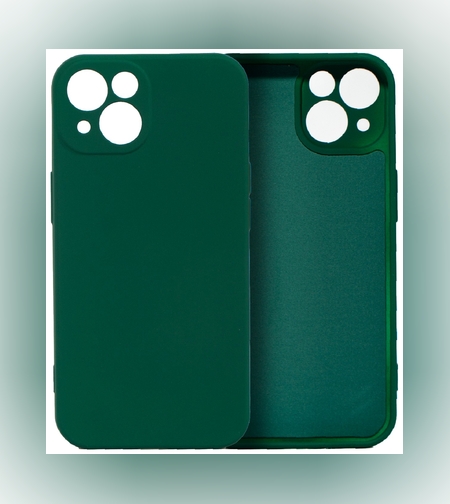 Husa pentru Samsung Galaxy A33 5G, Flippy, Liquid Silicone, cu Microfibra pe interior, Protectie Antisoc, Verde inchis