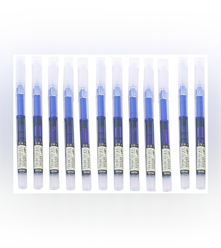 Set Pixuri Profesionale cu Bila, Flippy, pe Baza de Apa Set 12 bucati, Varf Ascutit de 0.5 mm, Pentru Scoala sau Birou, Albastru 