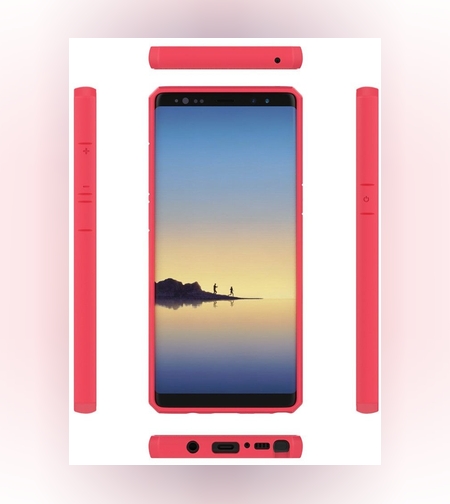 Husa Samsung Galaxy Note 8 shockproof acrylic Roz