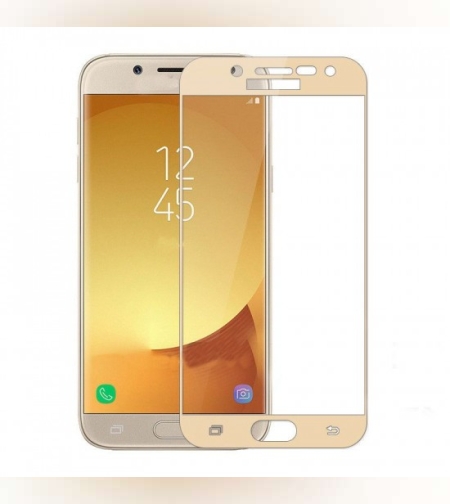 Folie Sticla Samsung Galaxy A3 2017 Full Face Auriu