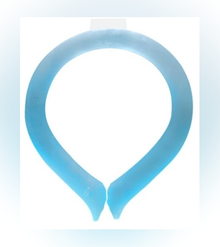 Dispozitiv De Racorire Tip Guler, Flippy, Pentru Scaderea Temperaturii Corpului, Cu Racire Rapida, Reutilizabil, Non-Toxic, TPU, Diametru de 120 mm