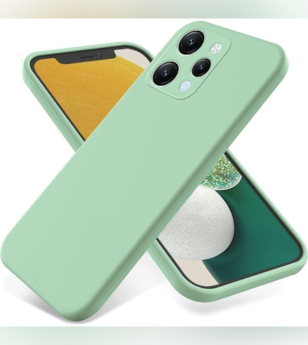 Husa de Protectie Matte TPU, Flippy, pentru Xiaomi Redmi 12, Protectie Camera, Antisoc, Antizgariere, Antialunecare, Acoperire Completa, Verde