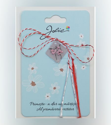 Martisor din Acril, Dimensiune Pandantiv Aprox 2 cm, Multicolor, Model 7