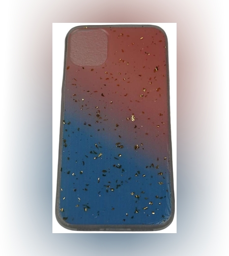 Husa de protectie pentru Apple iPhone SE 2020 Luxury Glitter Gradient Roz Albastru