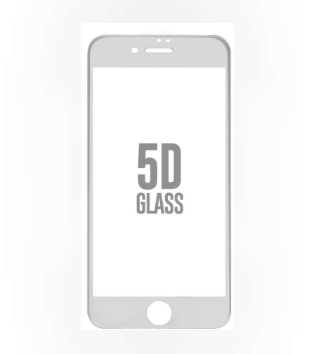 Folie Sticla Apple iPhone 8 4D/5D Alb