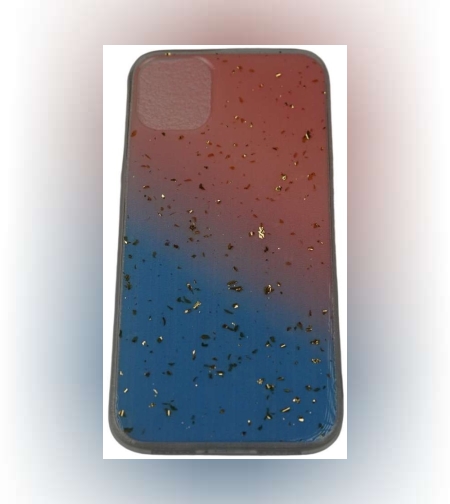 Husa de protectie pentru Apple iPhone XR Luxury Glitter Gradient Roz Albastru