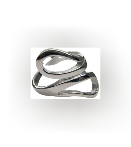 Inel, Jolie Silver, Argint 925 Sarpe Dublu M 54