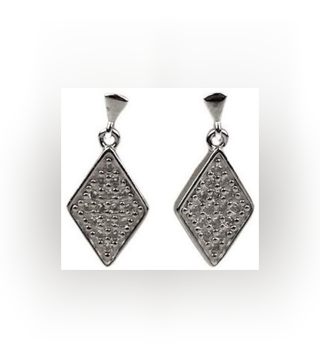 Cercei Argint 925 Romb