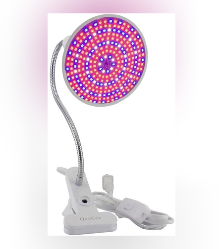 Lampa pentru cresterea plantelor de interior, Flippy, nu emana caldura, 290 leduri, 2 culori , prindere cu clips, 46x11.5x9.2 cm