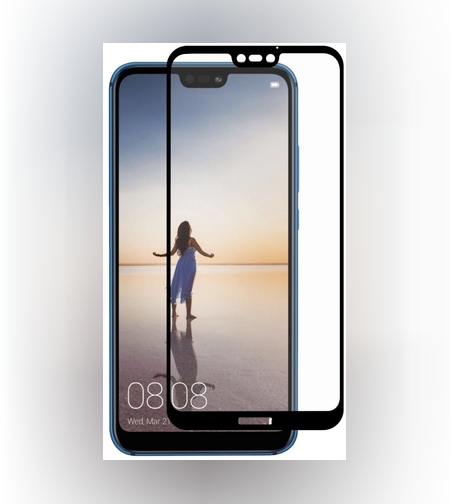 Folie Sticla Flippy® compatibila cu Huawei Ascend P20 Lite 111D Negru