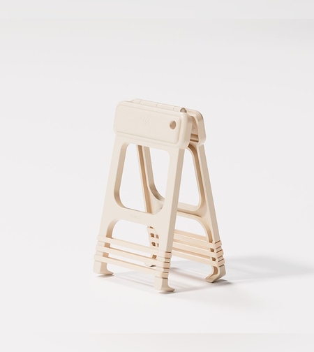 Clema pentru Boluri, Flippy, Anti-Alunecare, din ABS si Silicon, Extindere, pentru Oale, Tigai, de Uz Casnic, Rezistent la Temperaturi Inalte, 18.3 x 10.6 cm Bej