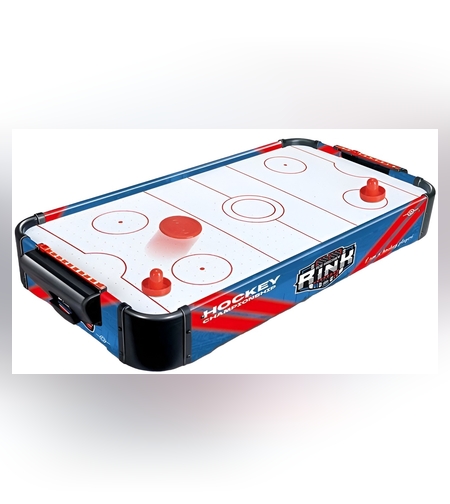 Masa Air Hockey Graffiti fara Picioare, Flippy, PVC, 2 Pucuri, Tabela Scor, 2 Impingatoare, 76x38x9 cm, Albastru