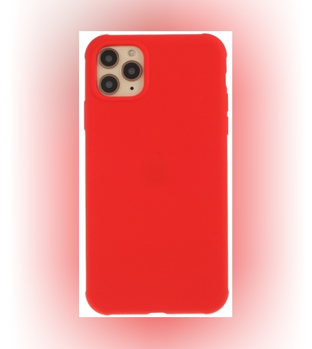 Husa protectie compatibila cu Apple iPhone 11 Pro Liquid Silicone Case Rosu