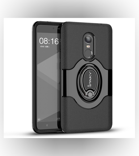 Husa de protectie pentru Xiaomi Redmi Note 4X Ipaky Ring Negru