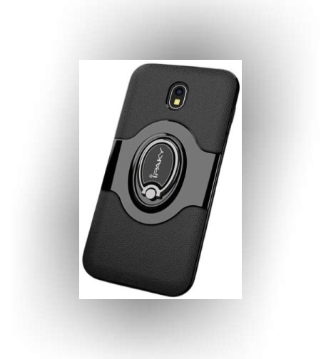 Husa de protectie pentru Samsung Galaxy J7 2017 Ipaky Ring Negru