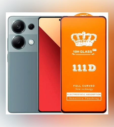Folie Sticla Securizata pentru Xiaomi Redmi Note 13 Pro, Flippy, Sticla de Protectie Compatibila cu Xiaomi Redmi Note 13 Pro, Full Cover 111D, HD, Margini Negre, Transparenta