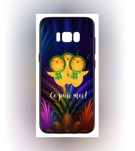 Husa Samsung S8 Plus Multicolor Mesaj Pui