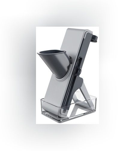 Feliator de Legume Multifunctional, Flippy, Taieturi Diferite, Razatoare pentru Bucatarie, Taietor de Cartofi, Presa Manuala, Pliabila, Extensibila, PP PET, 23.5x9.5x5.5 cm, Gri