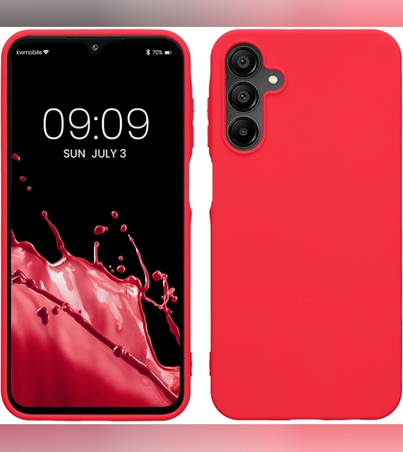 Husa de Protectie Matte TPU, Flippy, pentru Samsung Galaxy S23 FE 5G, Protectie Camera, Antisoc, Antizgariere, Antialunecare, Acoperire Completa, Rosu