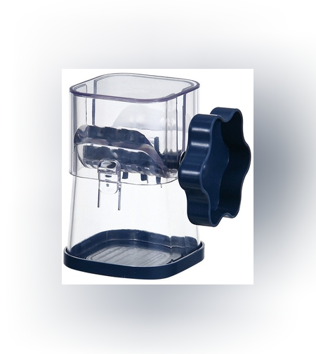 Dispozitiv de Zdrobit, Flippy, pentru Alune, Nuci, Ciocolata, Manual, din ABS, 10 x 7.2 cm, Albastru