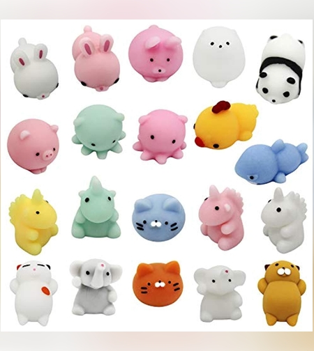 Jucarie Senzoriala Flippy, Squishy Mushy, Fidget Toys, Antistres, Multicolor, Model Aleatoriu