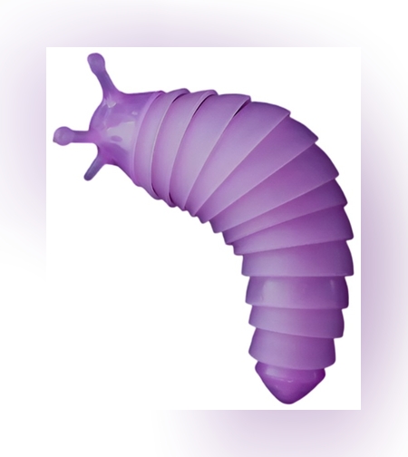 Jucarie Senzoriala Antistres, Flippy, Fidget Toys, Omida Curcubeu, 11 cm, +3 Ani, Mov