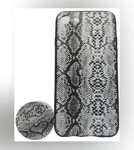 Husa Apple iPhone 7/8 Multicolor Model Sarpe + Popsocket inclus