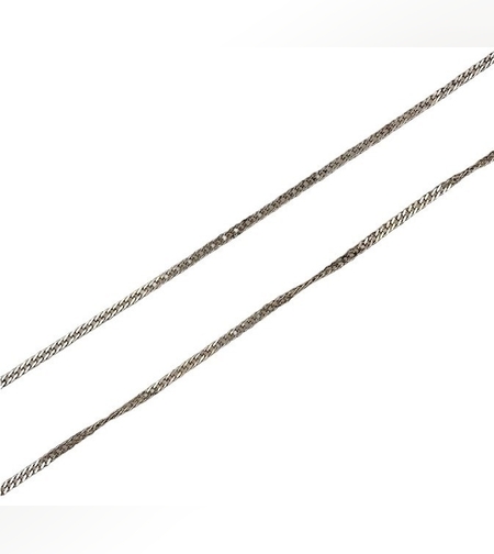 Lantisor din Argint 925, Zale Plate 55 Cm