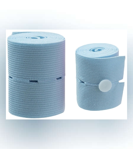 Set 2 Centuri de Monitorizare a Ritmului Cardiac Fetal, Flippy, Material Moale si Elastic, 6 x 130 cm, Albastru