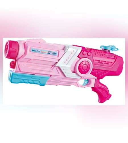Pistol cu Apa pentru Copii, Rezervor, Pentru Piscina/Plaja, Flippy, 6ani+, Roz, 2000ML