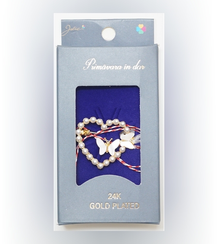 Martisor Brosa Placata cu Aur 24K, Dimensiune Brosa Aprox 2- 3 cm, Model 18