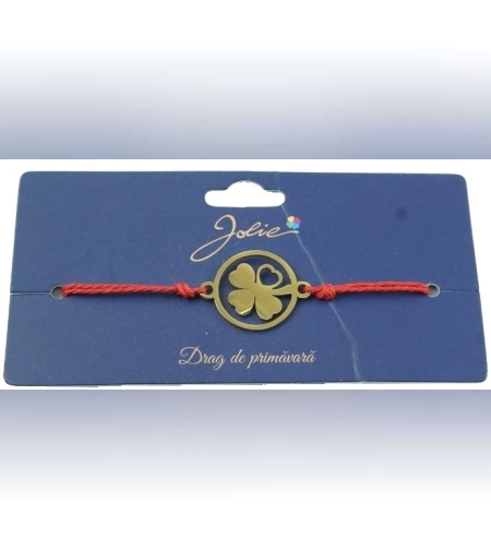 Bratara Aurie Inox M6 Trifoi Mare