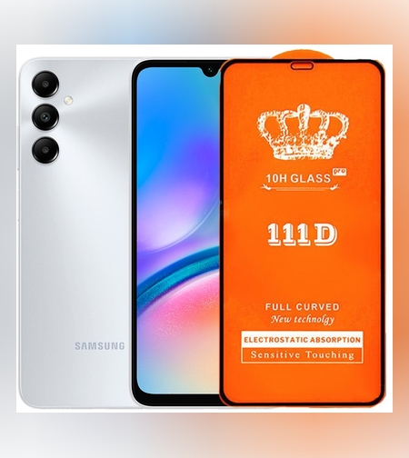 Folie Securizata pentru Samsung Galaxy A05S, Flippy, Sticla de Protectie Compatibila cu Samsung Galaxy A05S, Full Cover Series 111D, 10H GLASS, Margini Negre, Transparent