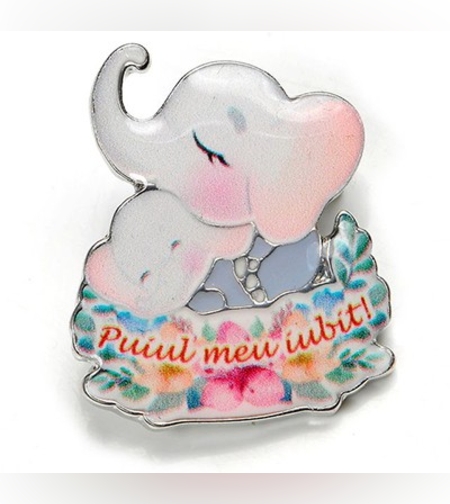 Insigna Copii Jolie model Mama Elefantel