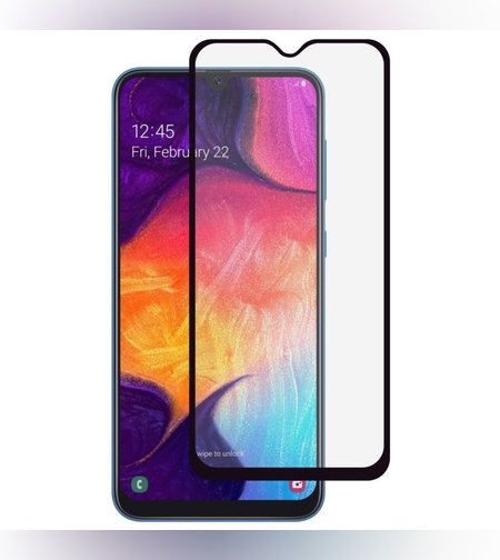 Folie Sticla Samsung Galaxy A50, Full Glue, Negru