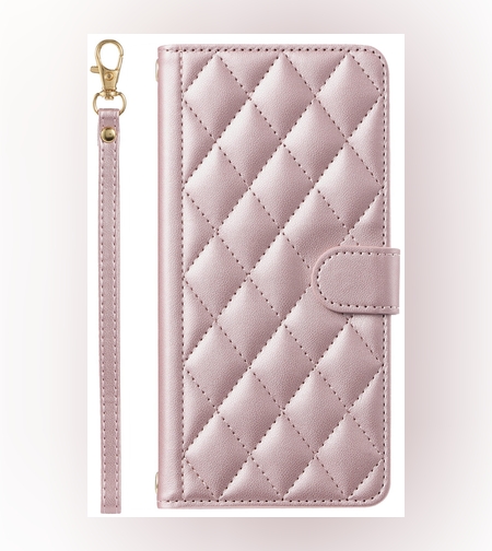 Husa de Protectie Tip Carte, Flippy, pentru Apple iPhone 15 Pro, Model cu Suport si Capsa, Antisoc, Rezistenta la Impact, Protectie Camera, Roz