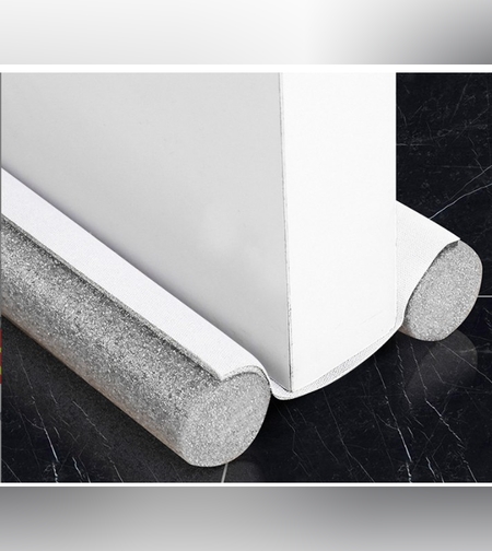 Banda de Izolare a Usii, Flippy, Banda Anti-Curent, Anti-Zgomot, Anti-Praf, Opritor Izolator, 90cm, Alb