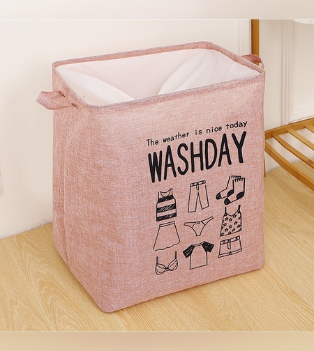 Cos Rufe, Flippy, 72 L, Textil, 30x40x60 cm, Roz, Cu Imprimeu