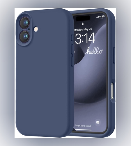 Husa de Protectie Matte TPU, Flippy, pentru Apple iPhone 16, Protectie Camera, Antisoc, Antizgariere, Antialunecare, Acoperire Completa, Albastru