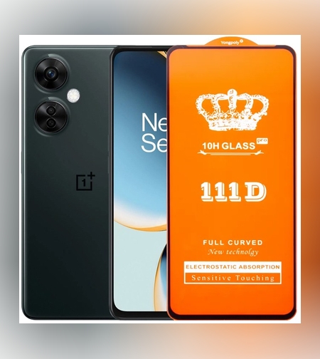 Folie Sticla Securizata OnePlus CE3 Lite, Flippy, Sticla de Protectie Compatibila cu OnePlus Nord CE3 Lite, Full Cover 111D, HD, Margini Negre, Transparenta
