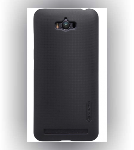 Husa Asus Zenfone Max Nillkin Frosted Shield Negru + Folie de protectie