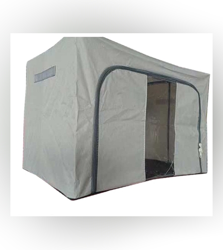 Cutie de depozitare Pliabila, Flippy, Cadru Metalic, cu fermoar, 100 L, material Textil, 60 x 42 x 40 cm, suport de baza din plastic stabil, Gri deschis