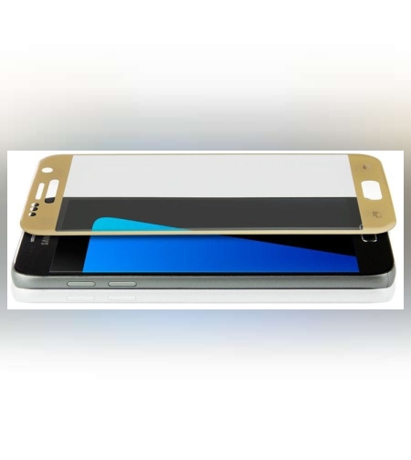 Folie Sticla Samsung Galaxy S7 4D/5D Auriu